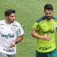 Abel Ferreira e Luan treino Palmeiras