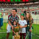 Ganso e família - Fluminense x Flamengo