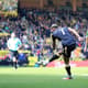 Joelinton marcou dois gols na partida contra o Norwich (Foto: Divulgação)