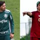Montagem - Abel Ferreira (Palmeiras) e Fernando Diniz (Fluminense)