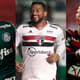 Raphael Veiga (Palmeiras), Reinaldo (São Paulo) e Gabigol (Flamengo)