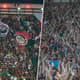 Montagem - Torcidas Flamengo e Fluminense