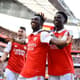 Nketiah, Saka e Gabriel Martinelli - Arsenal