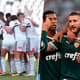 São Paulo reunidos e do Palmeiras