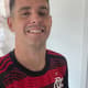 Oscar com a camisa do Flamengo