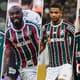 Nino, Manoel, David Braz e David Duarte, do Fluminense.