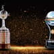 Troféus da Copa Conmebol e da Copa Sul-Americana