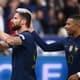 França x Áustria - Olivier Giroud e Kylian Mbappé
