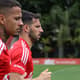 Diego Costa e Calleri - treino São Paulo