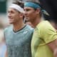 Rafael Nadal e Casper Ruud na final de Roland Garros