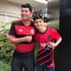 Pai e filho - Athletico e Flamengo - Libertadores
