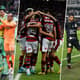 Palmeiras, Flamengo e Corinthians