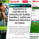 Jornais Argentinos - Argentina x Arabia Saudita