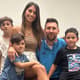 Messi, Antonella e filhos