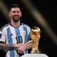 Messi e a taça da Copa
