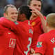 Patrice Evra, Rooney e Scholes - Manchester United