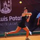 Ingrid Martins em ação no ITF de San Luis de Potosi