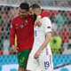 Portugal x França - Cristiano Ronaldo e Benzema