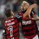 Botafogo x Flamengo - Everton Ribeiro e Vidal
