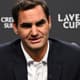 Roger Federer em coletiva de imprensa prévia na Laver Cup