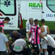 Atlético-MG x Ceará - Richard sendo retirado de ambulância