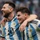 Messi e Julián Alvarez - Argentina x Croácia