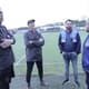 Cássio, Luciano Dias, Rondinelly, treino Água Santa ct corinthians