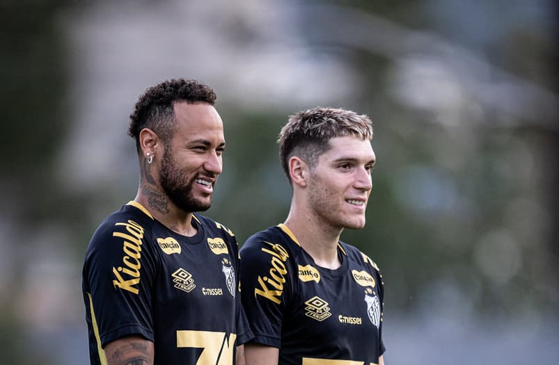 Santos de Neymar tenta sair da zona de rebaixamento (Foto: Raul Baretta/ Santos FC)