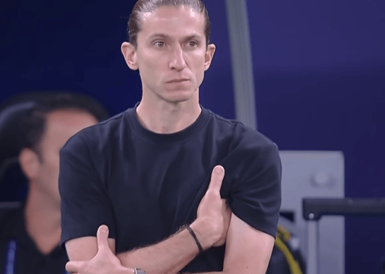 Filipe Luís em Flamengo x Cruz Azul