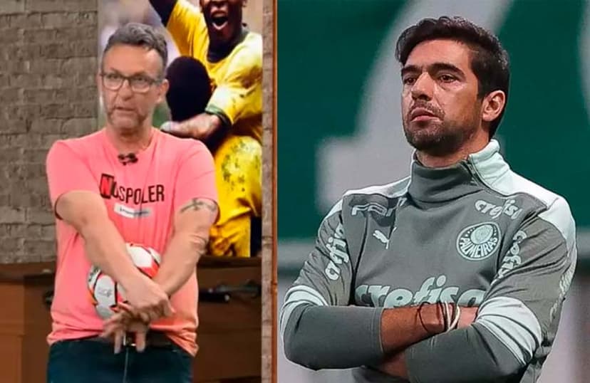 CHOROU NA COLETIVA? Neto e Quesada detonam declaração de Abel Ferreira