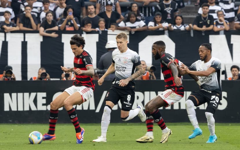 Corinthians enfrenta retrospecto desfavorável contra o Flamengo em mata-matas: confira levantamento.