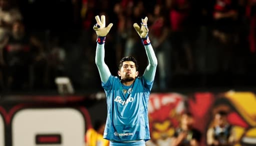 Rossi durante a partida contra o Vitória (Foto: Gilvan de Souza/Flamengo)