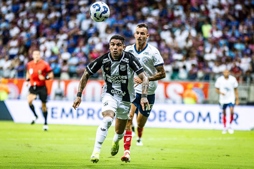 Partida entre Bahia e Ceará, pelo Brasileirão 2025 (Foto: Gabriel Silva/Ceará SC)