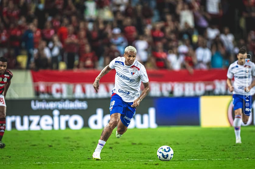 Partida entre Flamengo e Fortaleza, pelo Brasileirão (Foto: Baggio Rodrigues/Fortaleza EC)