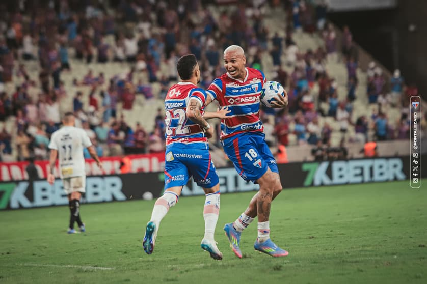 Partida entre Fortaleza e Santos, pelo Brasileirão (Foto: Mateus Lotif/Fortaleza EC)
