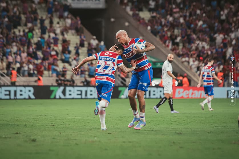Partida entre Fortaleza e Santos, pelo Brasileirão (Foto: Mateus Lotif/Fortaleza EC)