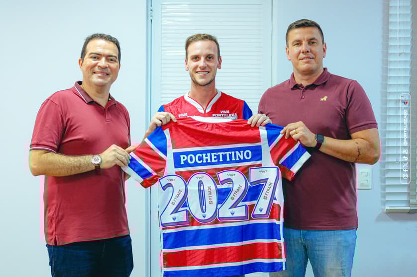 Tomás Pochettino renovou contrato com o Fortaleza (Foto: Mateus Lotif/Fortaleza EC)