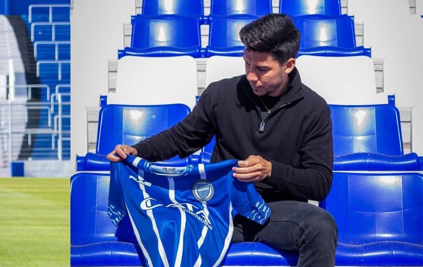 Pol Fernández é o novo reforço do Godoy Cruz (Foto: reprodução/Godoy Cruz)