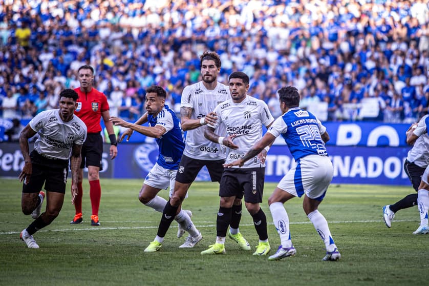 Partida entre Cruzeiro e Ceará, pelo Brasileirão (Foto: Felipe Santos/Ceará SC)