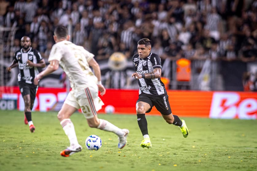 Partida entre Ceará e Flamengo, pelo Brasileirão (Foto: Stephan Eilert/Ceará SC)
