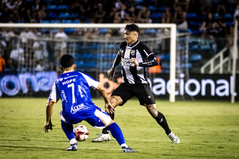 Partida entre Ceará e Maranguape, pelo Campeonato Cearense (Foto: Gabriel Silva/Ceará SC)