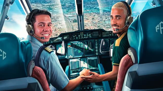 Lucaneta e Thiago Galhardo são anunciados como reforços do Feira Futebol Clube, nova SAF do futebol brasileiro (Foto: Reprodução/FeiraFC)