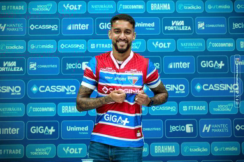 Matheus Pereira, novo reforço do Fortaleza (Foto: Mateus Lotif/Fortaleza EC)