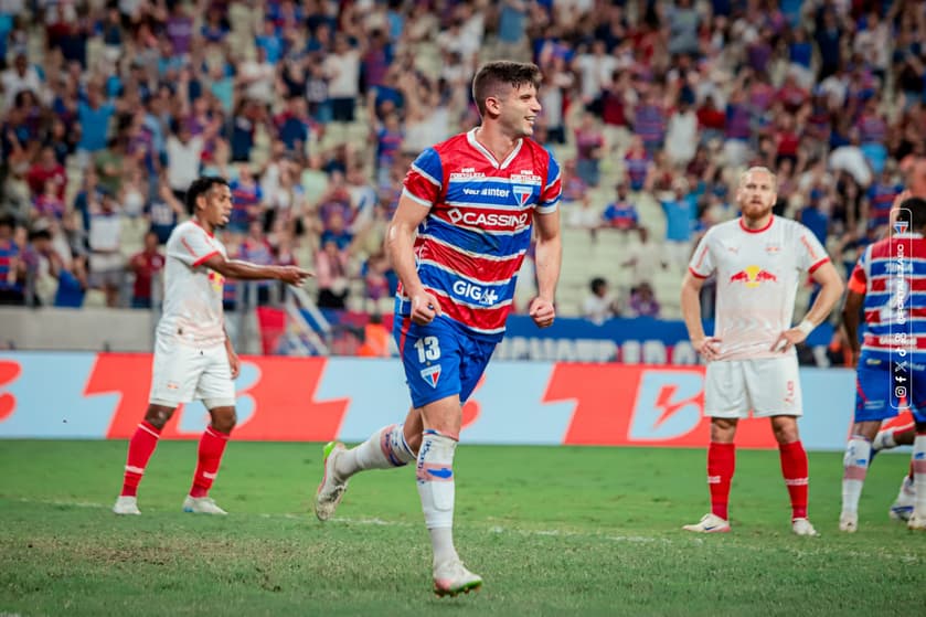 Partida entre Fortaleza e RB Bragantino, pelo Brasileirão (Foto: Mateus Lotif/Fortaleza EC)