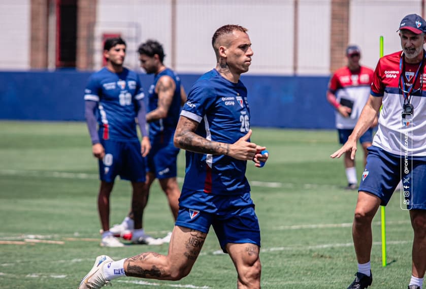 Treino do Fortaleza (Foto: Matheus Amorim/Fortaleza EC)
