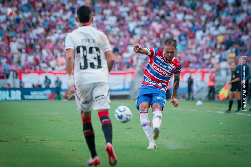 Partida entre Fortaleza e Vitória, pelo Brasileirão (Foto: Mateus Lotif/Fortaleza EC)