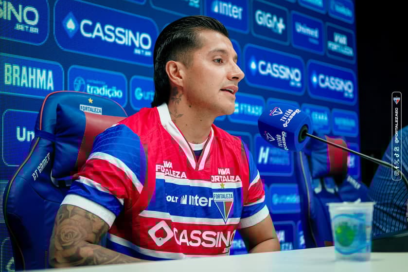 Yeison Guzmán, meio-campista do Fortaleza (Foto: Mateus Lotif/Fortaleza EC)