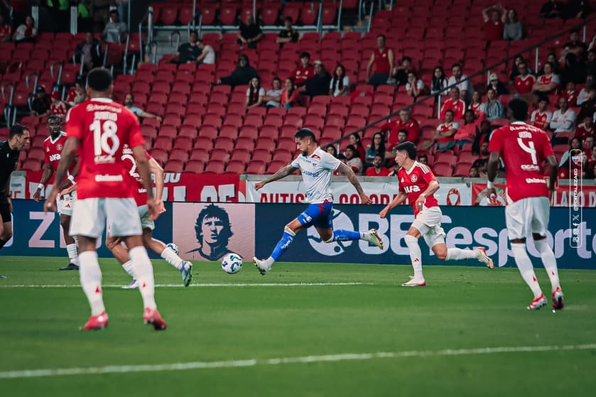 Partida entre Internacional e Fortaleza, pelo Brasileirão (Foto: Matheus Amorim/Fortaleza EC)