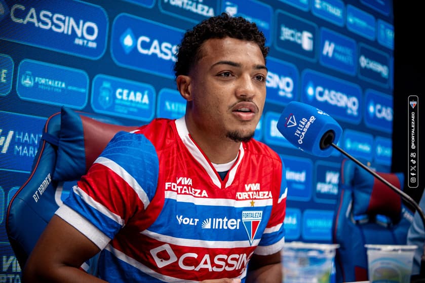 Kayke foi emprestado pelo Botafogo ao Fortaleza (Foto: Mateus Lotif/Fortaleza EC)