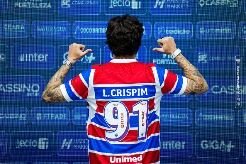 Lucas Crispim, meio-campista do Fortaleza (Foto: Matheus Amorim/Fortaleza EC)